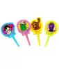 Wiggles Cupcake Picks w/ Stickers (12ct) Wiggles Cupcake Picks w/ Stickers (12ct)