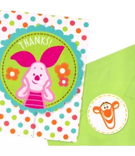 Winnie the Pooh 'Little Hunny' Baby Shower Thank You Note Set w/ Envelopes (8ct)