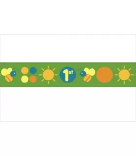 Winnie the Pooh Balloon 1st Birthday Crepe Paper Streamer (1ct)