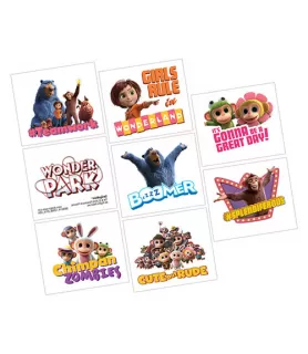 Wonder Park Temporary Tattoos (1 sheet)