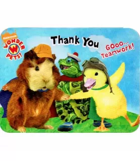 Wonder Pets Thank You Notes w/ Env. (8ct)