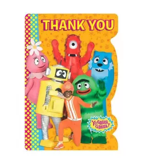 Yo Gabba Gabba! Thank You Note Set w/ Envelopes (8ct)
