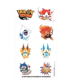 Yo-Kai Watch Temporary Tattoos (1 sheet)