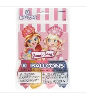Yummi-Land Latex Balloons (8ct)