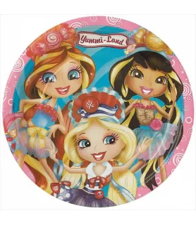 Yummi-Land Large Paper Plates (8ct)