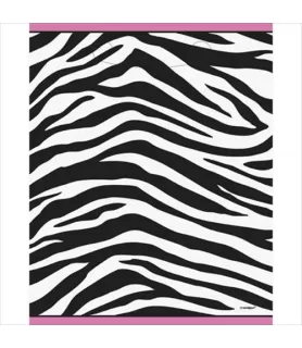 Zebra Stripes 'Pink and Black' Favor Bags (8ct)