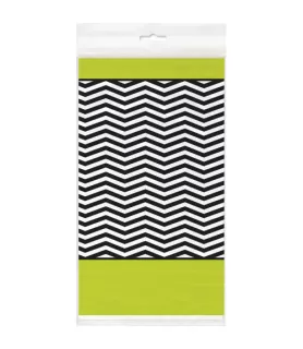 Zig Zag Birthday Plastic Table Cover (1ct)