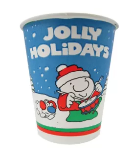Ziggy 'Jolly Holidays' Vintage 1981 9oz Paper Cups (8ct)
