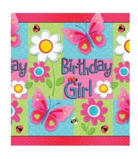 Garden Girl Paper Table Cover (1ct)