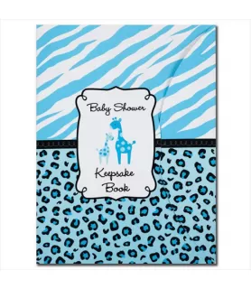 Sweet Safari Boy Keepsake Book (1ct)