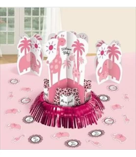 Sweet Safari Girl Table Decorating Kit (23pc)