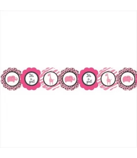 Sweet Safari Girl Garland Banner (1ct)