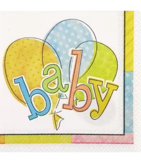 Baby Colors Small Napkins (16ct)
