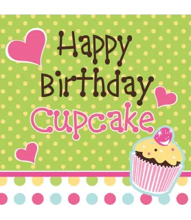 Happy Birthday 'Sweet Treats' Lunch Napkins (16ct)