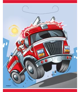 Rescue Vehicles 'Fire Engine Rescue' Favor Bags (12ct)