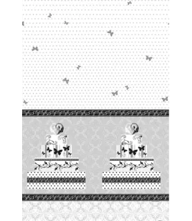 Wedding and Bridal 'Victorian Wedding' Plastic Table Cover (1ct)