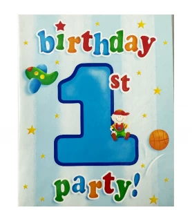 1st Birthday 'Fun At One' Invitation Cards W/ Envelopes (8ct)