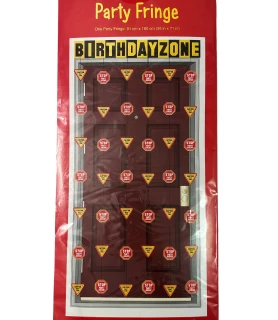 Construction 'Birthday Zone' Party Fringe (1ct)