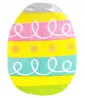 Eggcellent Easter Large Egg Shaped Napkins (16ct) Eggcellent Easter Large Egg Shaped Napkins (16ct)