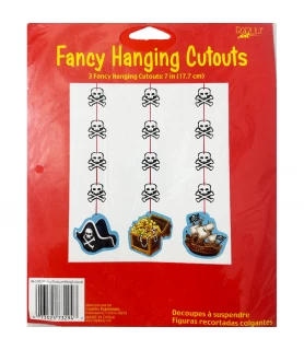 Pirate Party 'Buried Treasure' Hanging Decorations (3ct)