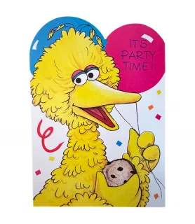 Sesame Street Vintage 'Big Bird' Invitations w/ Envelopes (8ct)