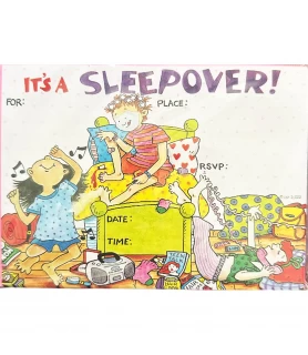 It's A Sleepover Invitations w/ Envelopes (8ct)