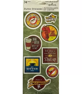 Coffee Stickers (4 sheets)