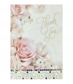 Dazzling Bouquet 'Thank You' Note Cards w/ Envelopes (8ct)