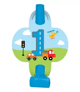 On The Road 1st Birthday Blowouts (8ct)