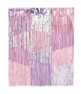 Birthday 'Luminous' Iridescent Foil Fringe Backdrop (1ct)