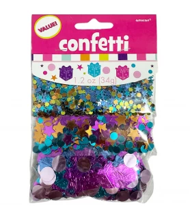 Happy Birthday 'Pink Presents' Confetti (3 types)