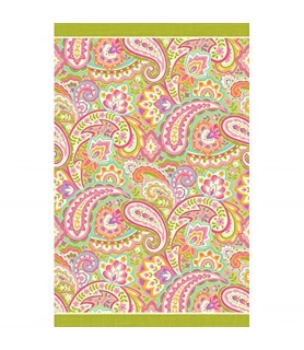 Pretty Paisley Paper Tablecover (1ct)