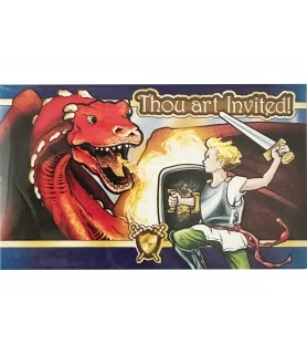 Knights And Dragons Invitations w/ Envelopes (8ct)