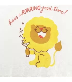 Adult Birthday Vintage 'Have A Roaring Good Time' Small Napkins (16ct)