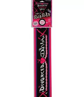 Divorced Diva Flashing Lights Sash (1ct)