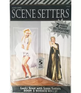 Marilyn Monroe Scene Setter Backdrop (2pcs)