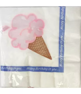 Happy Birthday To You Vintage Small Napkins (20ct)
