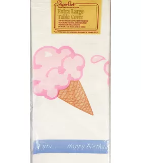 Happy Birthday To You Vintage Extra Large Paper Tablecover (1ct)