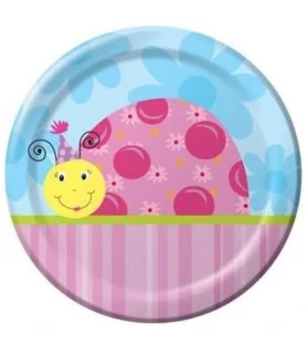 Ladybug 'Lil Lady' Small Paper Plates (8ct)