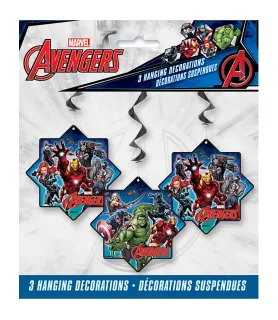 Marvel Avengers Foil Hanging Swirl Decoration (1ct)