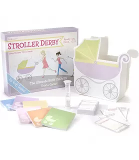 Stroller Derby Baby Shower Trivia Game (1ct)