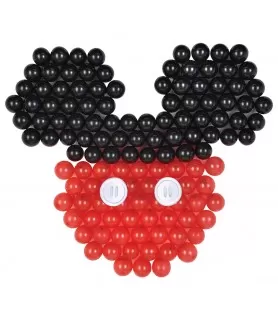 Mickey Mouse Air-Filled Sculpted Latex Balloon Backdrop Kit (1ct)