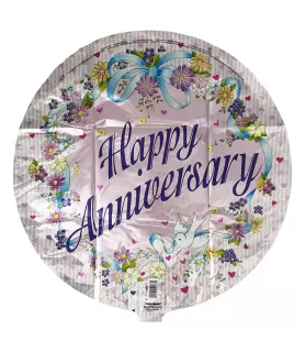 Happy Anniversary Foil Mylar Balloon (1ct)