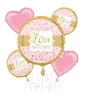 Always And Forever Foil Mylar Balloon Bouquet (5ct) Always And Forever Foil Mylar Balloon Bouquet (5ct)