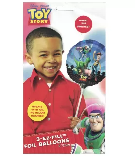 Toy Story EZ-Fill Small Mylar Foil Balloons (3ct)
