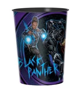 Black Panther 'Wakanda Forever' Plastic Reusable Keepsake Cups (2ct)