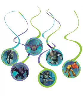 Buzz Lightyear The Movie Paper Hanging Swirl Decorations (12pcs)