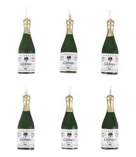 Wilton Vintage 'Champagne Bottle' Birthday Cake Candles (4ct)