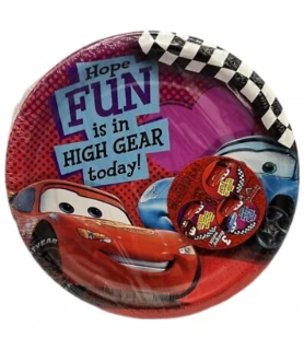 Disney Cars Valentine's Day Small Paper Plates (30ct)