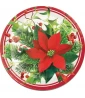 Christmas 'Poinsettia' Large Paper Plates (8ct) Christmas 'Poinsettia' Large Paper Plates (8ct)